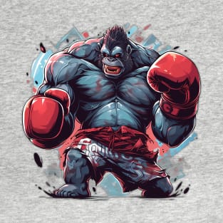 Gorilla boxing MMA UFC champion fighter T-Shirt